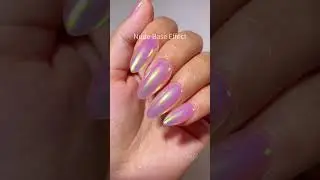 Vettsy Mermaid Nail Powder-02 Swatch |Mermaid Chrome Nails #nailart #nailinspo