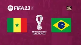 Brasil x Senegal | FIFA 23 Gameplay Copa do Mundo Qatar 2022 | Final [4K 60FPS]
