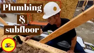 subfloor and plumbing in #constructionschool
