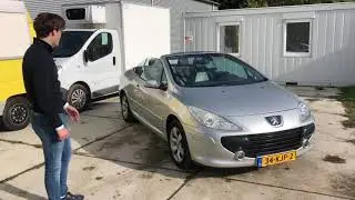 Peugeot 307 CC 2006 stalen dak!
