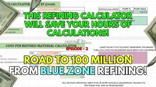 this albion calculator will do your work in seconds.. | Refining to 100 MILLION silver (Part-2)