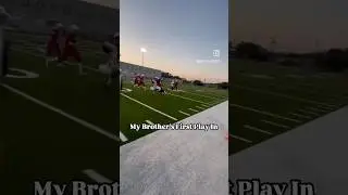 His Brother Did This On His First Play ! #ytshorts #reels #nfl #football #2025 #short #new #fyp #lol