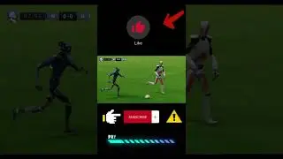 Robot, human and 3D characters watching a football match #technology #football #shorts