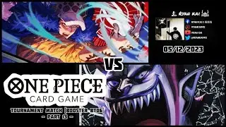 One Piece Card Game Tournament Match Booster OP06 (Part 13) - Trafalgar Law vs Gecko Moria