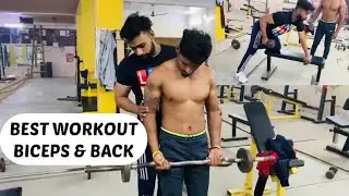 5 Best Exercises For Biceps & Back || Abhi Fitness 💪