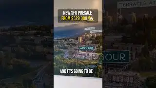 SFU's new presale starting at $529,000. For more info:  