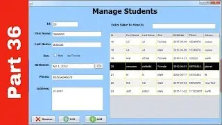 JAVA - Student Information System Project In Java Using NetBeans With Source Code | Part 36