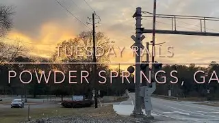 Tuesday Railfanning in Powder Springs, GA! NS, Great Horns, As Needed Trains, and More!