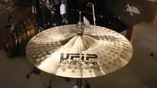 *SOLD*UFIP Rough Series Hi Hat Cymbals 14