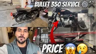 Bullet 350 Battalion Black Service ⚒️ | Cost? | 3rd Service ⚙️ 