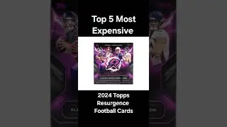 Top 5 Most Expensive Cards | 2024 Topps Resurgence Football Cards #Topps #football #sportscards