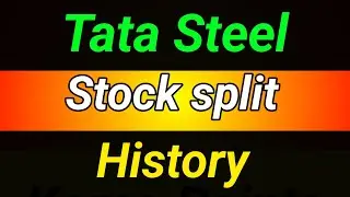 Tata steel share split history🚀tata steel share split and bonus history🚀 tata steel share split