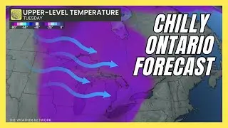 Polar Cold Descends Into Ontario Following Rainy Monday