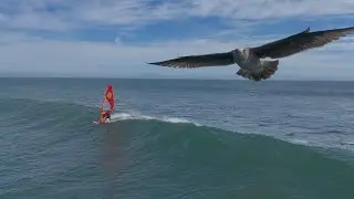 Brice Float and Ride Windsurfing - Natural Bridges Best Down the Line in North America