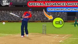 Unlock Your BEST Batting Skills with Advanced Shots in Real Cricket 22!
