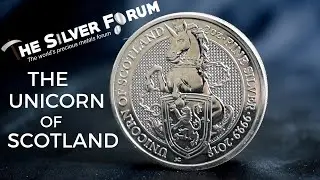 2oz Queen's Beast Unicorn of Scotland Silver Coin