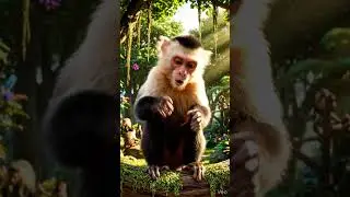 Funny Monkey Video #money #monkeyai #ai