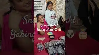 Snoopy World Baking Home 🐶🎂#shorts #baking #class #business #cake #brownie #viral #shorts #youtubesh