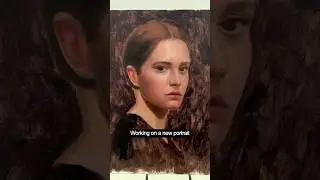 Work in progress #oilpainting #portraitpainting #art #pintura #arte #portrait #femaleportrait