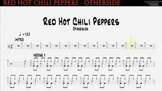 RED HOT CHILI PEPPERS - Otherside [DRUM SCORE]