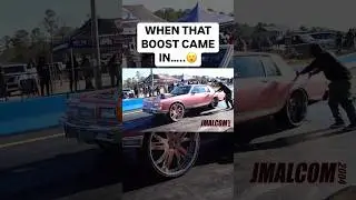 This 1000+ hp box Chevy on 26s was a sick ride