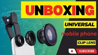Universal Clip Mobile Lens box Unboxing | 3 in 1 | @naturalbeauty1546 #naturephotography #unboxing