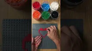 Speed Build: Pixel Heart ❤️ for Valentine's Day! #shorts