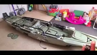 Hobie mirage outback 2021 deck camo pad kit (olive green camo)