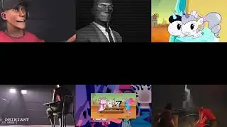 Mermicorno Starfall & Team Fortress 2 - Sparta Remix