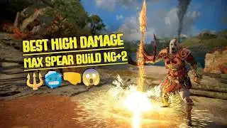 Best High Damage Spear Build 🔱🥶🤜😱 GOW Ragnarok | 4K | NG+2