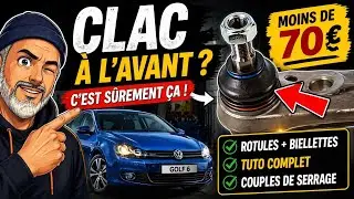 Tutoriel Golf 6 : Rotules + biellettes de suspension changées pour moins de 70€ !