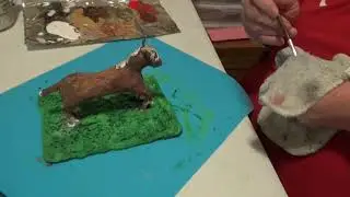 Horse sculpture part 3 paint  #COPD and living well