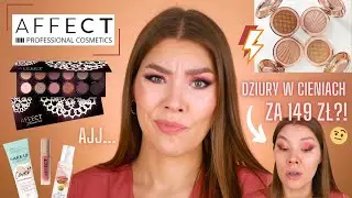 Test palety TREASURES z AFFECT! 🔥 NOWY FLUID do cery naczynkowej i BAZA MATUJĄCA z SPF50 z BIELENDY!