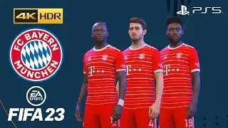 FIFA 23 on PS5 - FC BAYERN M&Uuml;NCHEN / MUNICH - PLAYER FACES AND RATINGS - 4K60FPS GAMEPLAY