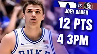 Joey Baker Duke Highlights vs Florida State