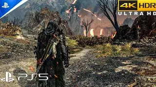 Shadow of War (PS5) 4K HDR Gameplay (Free Roam)