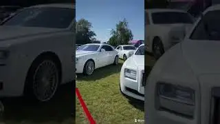 Rolls-Royce line-up at Woodlands Marquee, Essex | Wedding Car Hire
