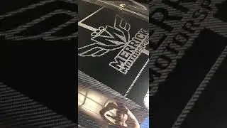 Merrick Motorsports Anderson Carbon Fiber Hood with Custom Rally Strobe Rider Graphix
