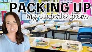 Packing up my Students' Things / End of the Year Teacher Vlog!