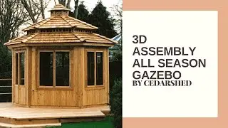 Cedarshed All Season Gazebo Time-Lapse Assembly