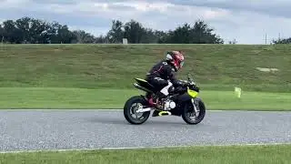 First time riding my new Ohvale MiniGP racing motorcycle at Bushnell Motorsports Park