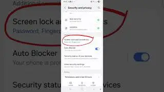 Switch Your Password to Pattern Lock - Samsung galaxy A15 A25 android mobile phone