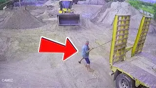 😱ACCIDENT IN SAND QUARRY