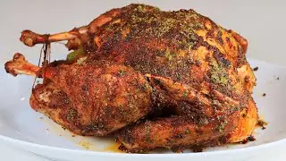 Рецепт запеченной в духовке индейки с лимоном и перцем