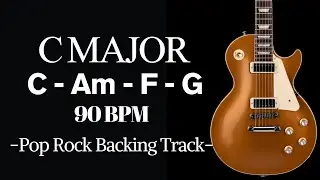 C Major Backing Track Pop Rock 90 BPM