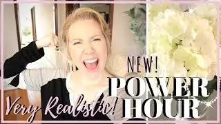 Realistic Power Hour! | Collab with the Outnumbered Mama! | Clean With Me 2019 (Cleaning Motivation)