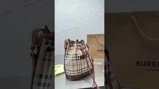 BURBERRY Burberry counter classic bucket bag