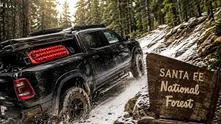 Endured rain, mud and snow thru the Glorieta Baldy offroad trail with the Rebel and Flyer pursue