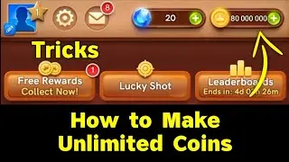 How to Make Coins Carrom Pool Coins Trick - Jamot Gaming
