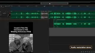 Audio restoration demo